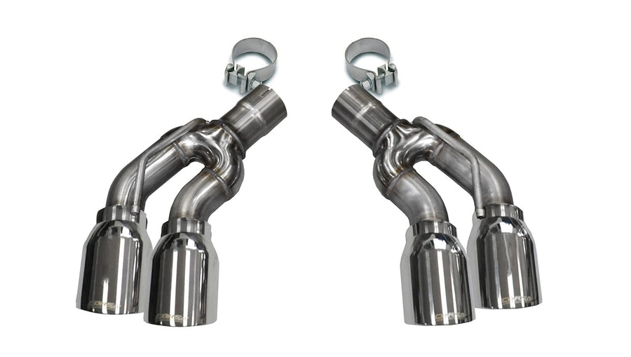 4.0 IN Twin Pro-Series Tip Kit | 2016-2019 CTS-V 6.2L CORSA Systems Polished