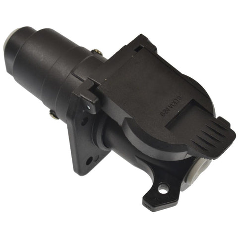 7-Blade Connector Kit Pollak 7WB-108V - Vehicle End Socket + Trailer End Plug