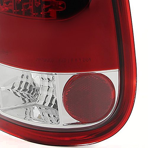 Ford F150 F250 Spec-D Tuning LT-F15097RLED-TM Red Clear Led Tail Lights