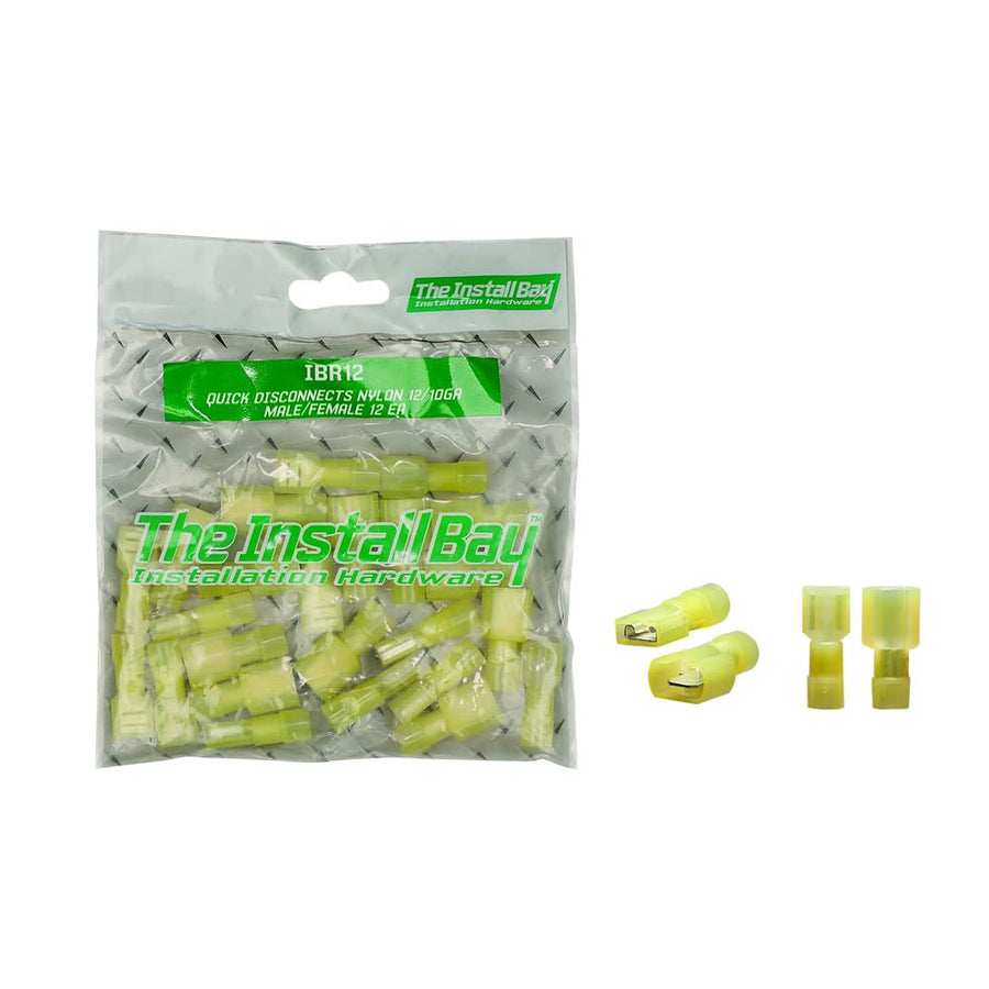 12/10 Gauge Install Bay Quick Disconnect Nylon M/F - Retail Pack