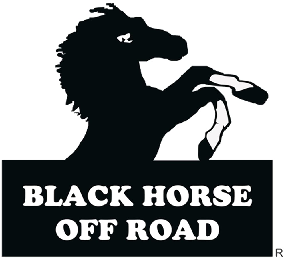 LED Black Horse 4" Cube Lights Black Trim Ring Compatible with All Cars,Trucks and SUVs-PL1213