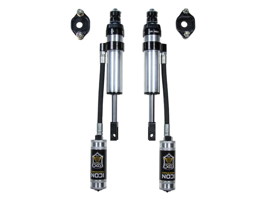 Pair, ICON Compatible with 11-19 GM 2500/3500 HD 0-2 Lift Front Ex Travel 2.5 VS RR/CDCV Shocks, 77832CP