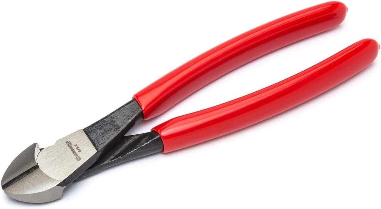 Heavy-Duty Crescent Diagonal Cutting Pliers - Bagged - Home Improvement & Repair - Cutter Tool for Wire & Cable - 8" - 5428CN