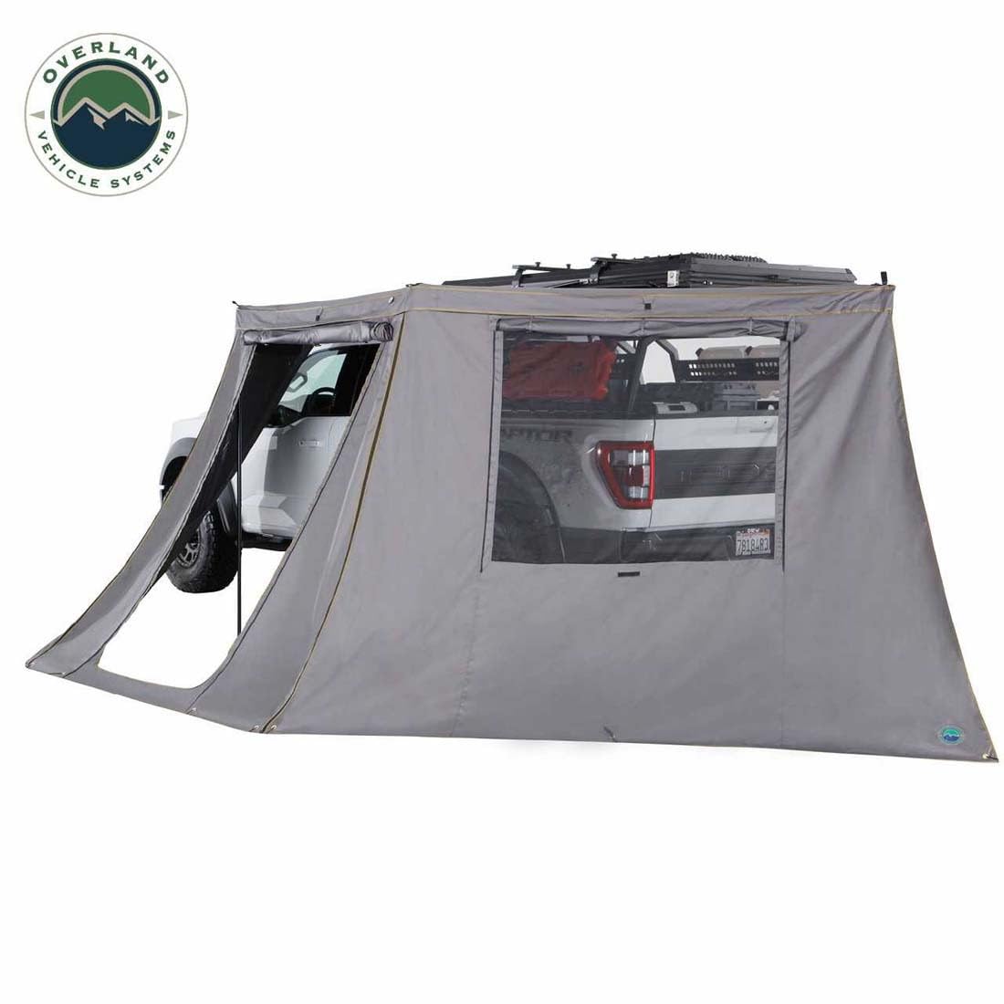HD 180 Connector Pieces - Overland Vehicle Systems - 2 Pieces, with Zipper, 2 Rear Flaps, 2 Wall Sections 60.5" Wide