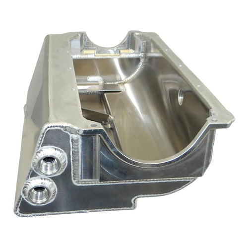 Sprint Car Moroso 21556 Dry Sump Oil Pan, 2 Pick Ups