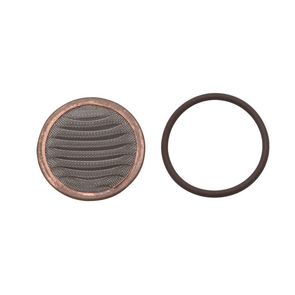 Edelbrock High Flow 8137 Fuel Filter Replacement Element 3 in. Long By 1 1/4 in. Diam./40 Micron/6AN Male Inlet/Outlet/Billet Aluminum