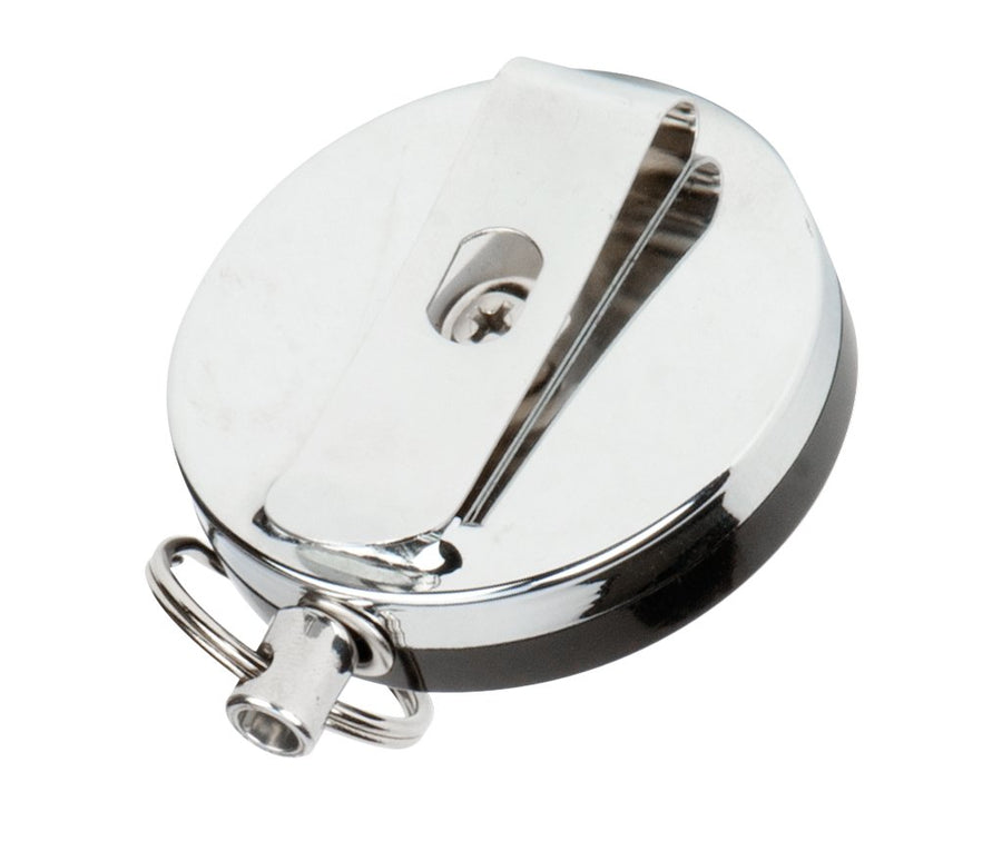 W3314 Performance Tool Retractable Cord Reel with Split Key Ring and Belt Clip, 48-inch Easy Pull, 2-inch Diameter