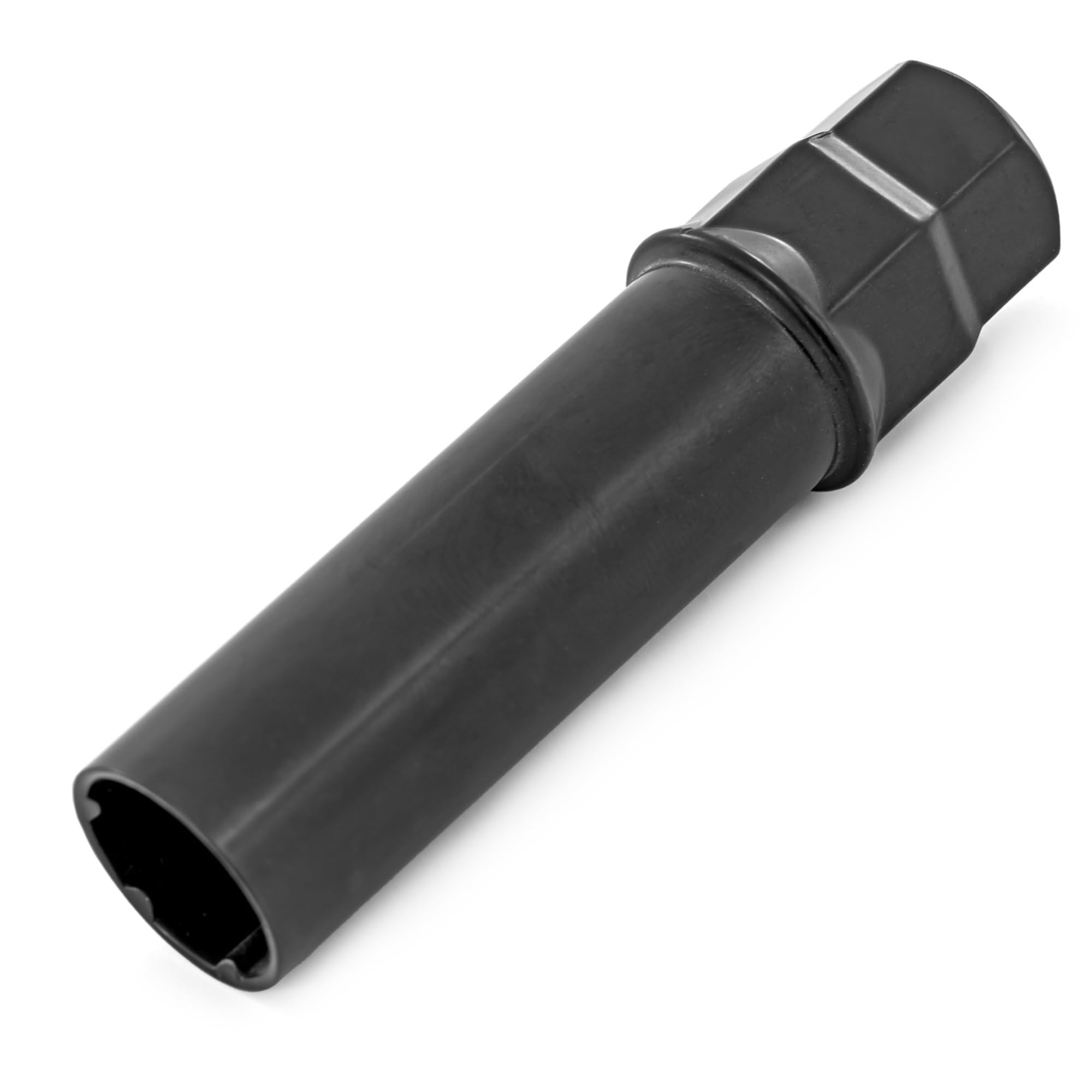 16-Piece Rough Country Lug Nut Set - M10x1.25, Spline Style, Black, Fits Most Aftermarket Wheels