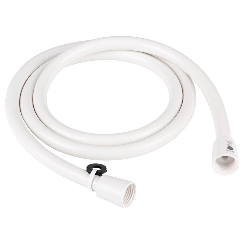 Dura Faucet RV DF-SA230-WT 60 inch Vinyl Shower Hose (White)