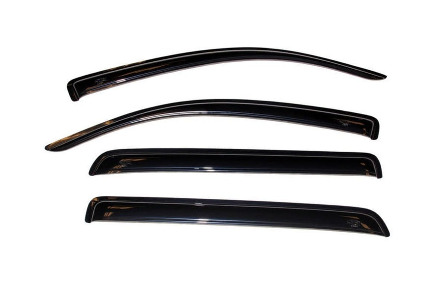 Auto Ventshade Outside Mount Rain Guards [AVS] For 2007 - 2021 Toyota Tundra, CREWMAX ONLY | Window Vent Visors, 4 pcs. - Smoke | 94309