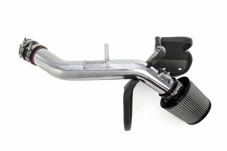 HPS Performance Air Intake Kit Polished with Heat Shield Compatible for 2007-2011 GS350 3.5L V6, 827-720P
