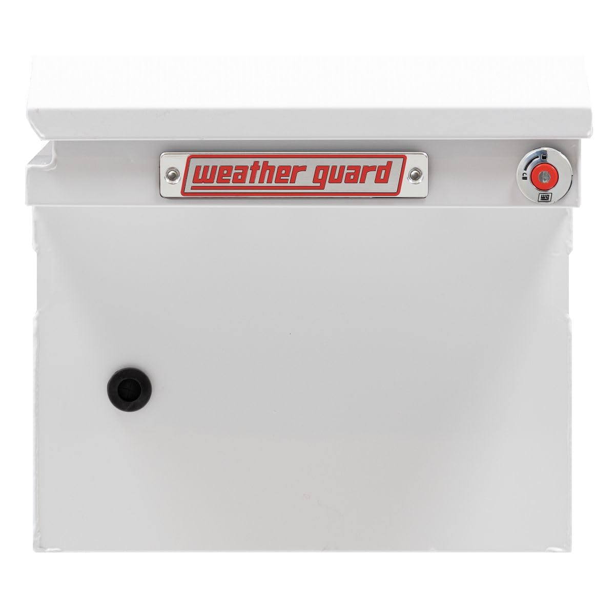 Weather Guard Saddle Box Model 120-3-04, Steel, Full Low Profile, White, 11.0 cu ft