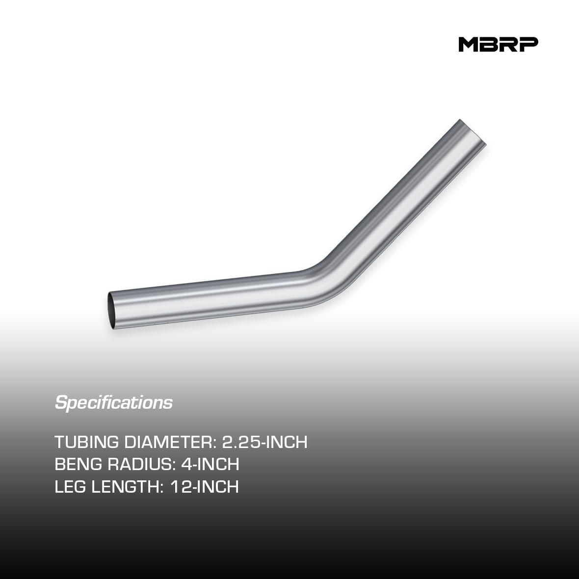 MBRP 2.25" Aluminized MB2001 45˚ Bend Pipe