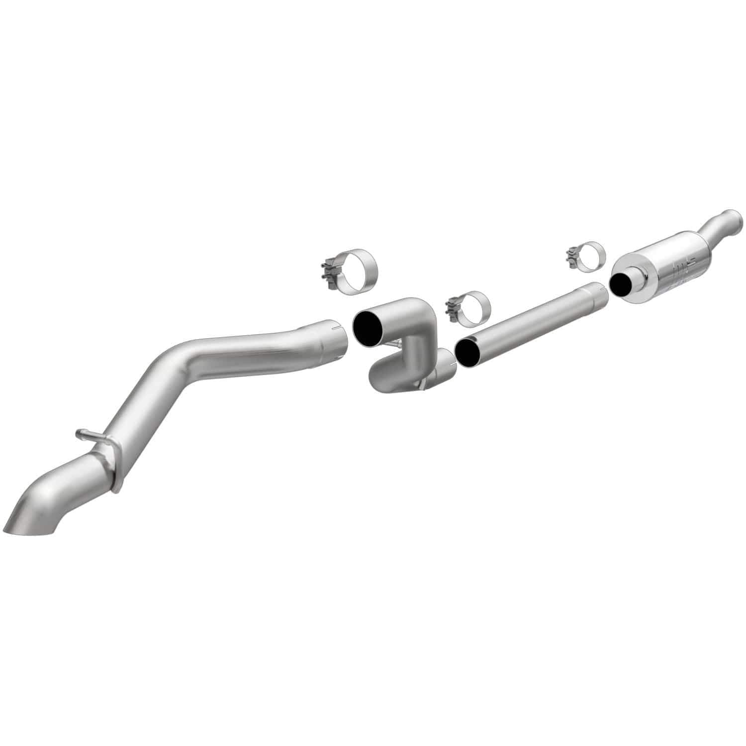 MagnaFlow Exhaust Performance System 19428: Cat-Back, Rock Crawler Series, Compatible with 2018-2024 Jeep Wrangler 2.0L