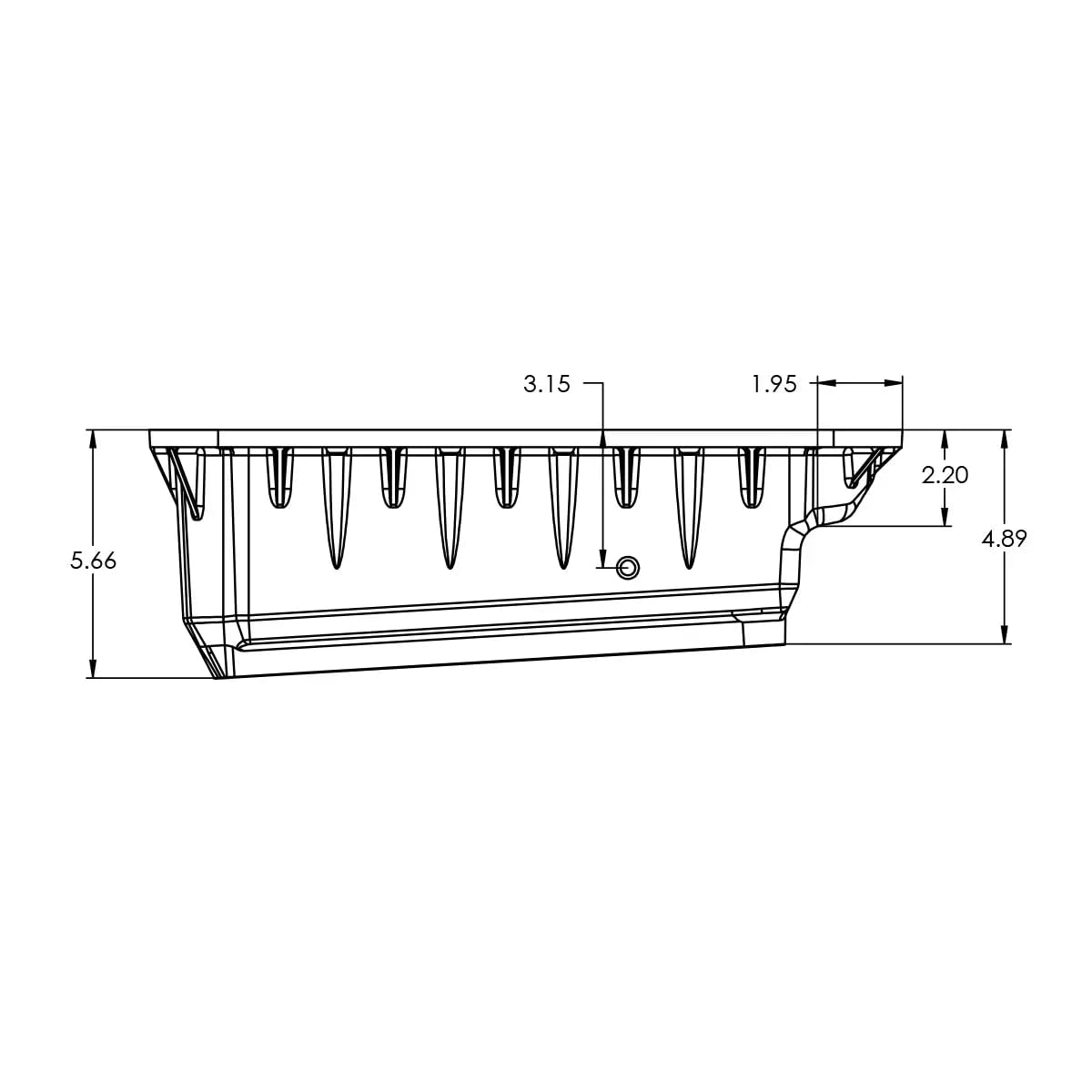 Heavy Duty PPE 228053210 Transmission Pan