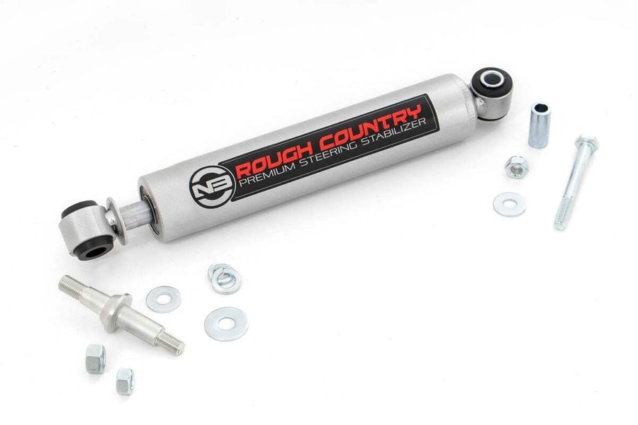 Rough Country Steering Stabilizer N3 for Jeep TJ, YJ, XJ, ZJ & GM - 8731730