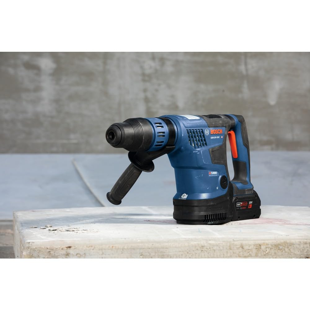 Bosch PROFACTOR™ GBH18V-36CK27 18V Connected-Ready SDS-max® 1-9/16 In. Rotary Hammer with (2) CORE18V® 12 Ah High Power Batteries