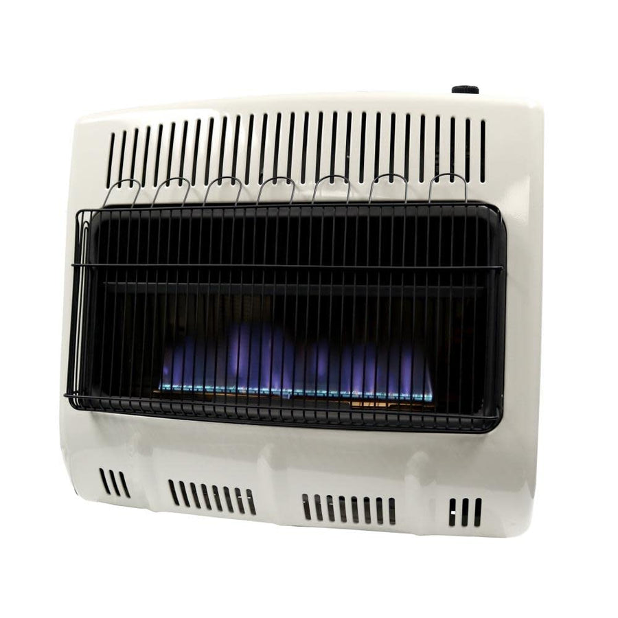 Vent Free Heatstar 30000 Btu Blue Flame Natural Gas Heater With Thermostat And Blower