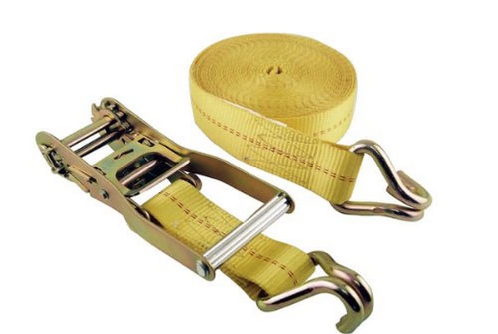 2" x 27' Erickson 78627 10,000 lbs Load Limit Ratcheting Tie-Down Strap with Double J-Hooks