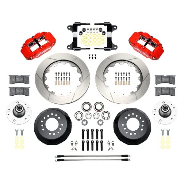 Red FNSL6R Front Hub Kit,14.00"