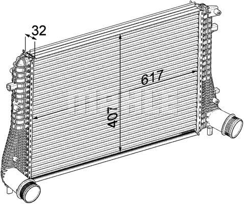 Intercooler Mahle - CI207 000P