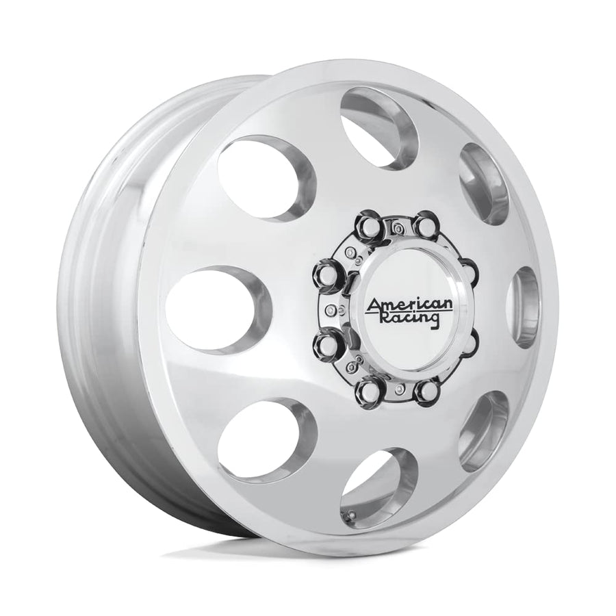 AR204 BAJA DUALLY American Racing 16X6 8X6.5 7.87 111mm POLISHED - FRONT - AR204660801111