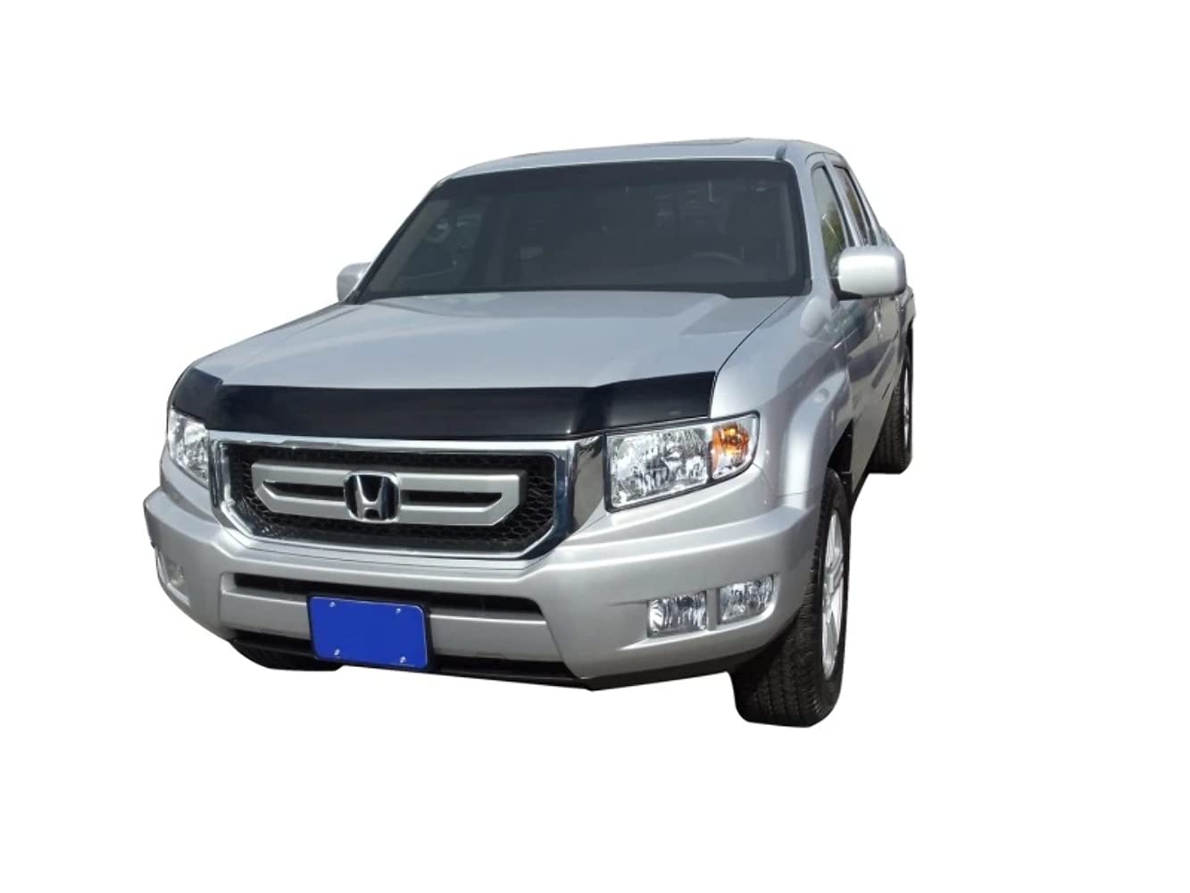 Aeroskin Hood Protector Auto Ventshade [AVS] | Fits 2006-2014 Honda Ridgeline | Low Profile Deflector/Bug Shield - 1 pc., Smoke | 322036