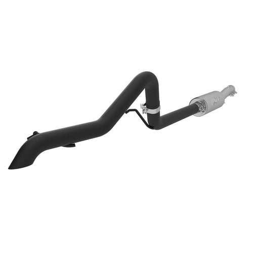 Muffler MBRP S5514BLK Black Coated Off-Road Tail Pipe before Axle