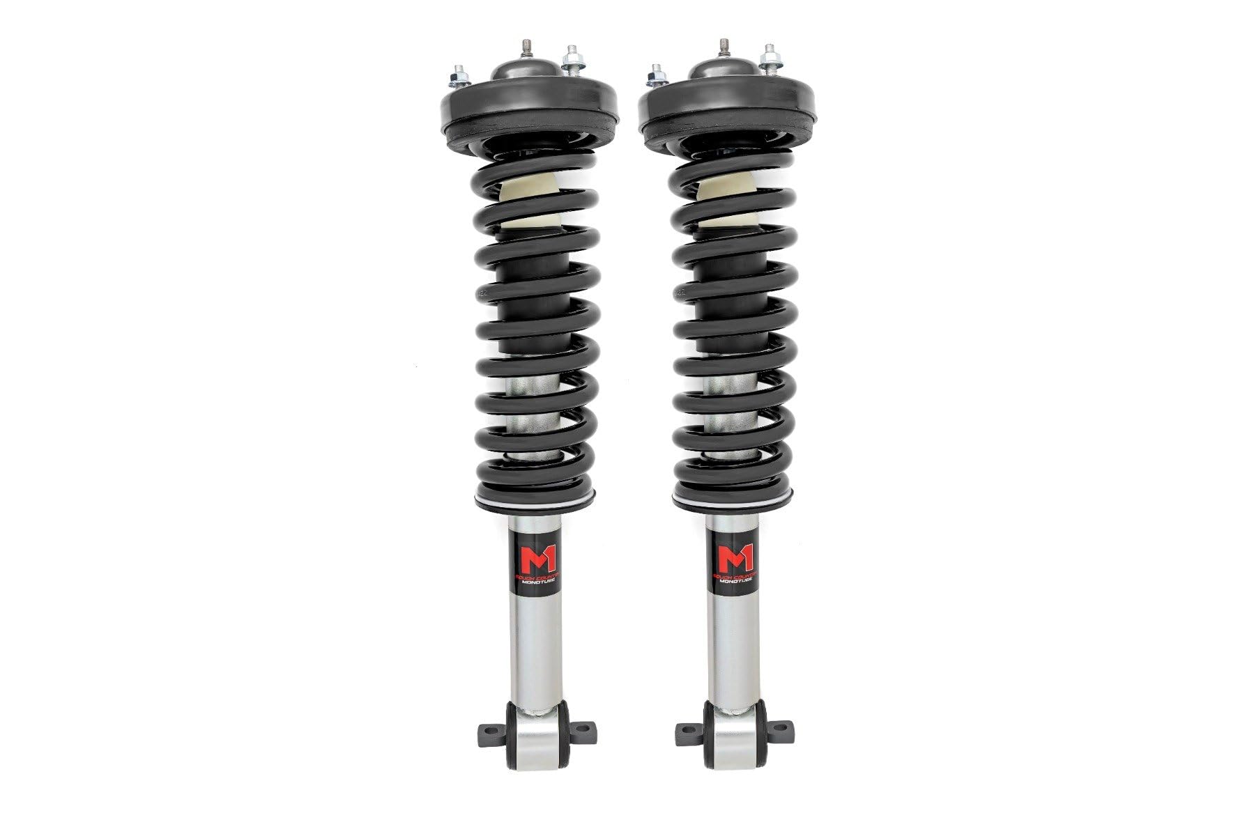 Rough Country M1 Struts Loaded for Ford F-150 (2014-2025) w/6" Lift - Adjustable Ride Height, Enhanced Handling & Control, Set of 2