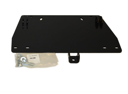 WARN Powersports 88188 ATV Center Kit Snow Plow Mount for Yamaha Grizzly & Kodiak, Black