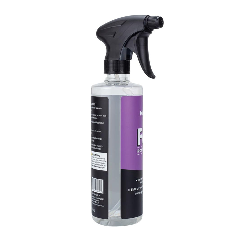 Maxshine Iron Remover & Wheel Cleaner FEX, 16oz, Unscented Liquid | Contaminant Removal, Safe for Paint, Wheels, Chrome | Visible Action for Automotive Detailing