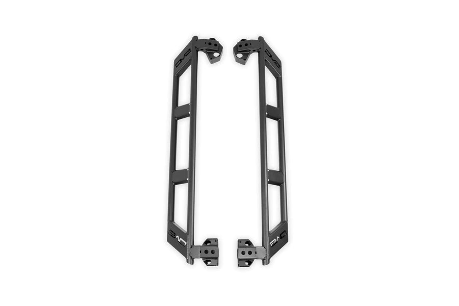 FS-15 Series DV8 Offroad 2-Door Rock Sliders 2021-2025 Ford Bronco | True Frame Mounted Rock Slider | Durable Tube Style Design | Full Coverage from Wheel Well to Wheel Well