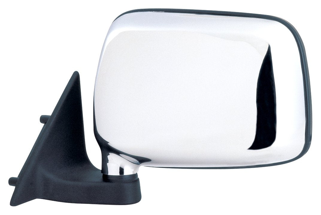 Fit System Mirror Driver Side for Mazda Pick-Up, Chrome, Foldaway, Manual