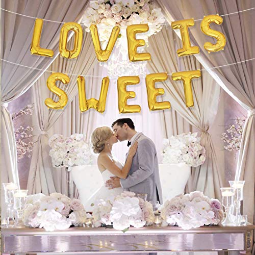 Donut Sweet Decorations Party LOVE IS SWEET Balloons Bridal Shower Engagement Bachelorette Sweet Candy Wedding Supplies Decorations