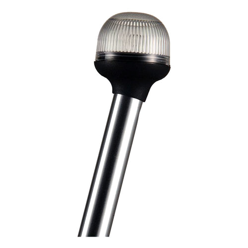 Articulating Head Attwood Anti-Glare Lens Pole Light (Size: 48")