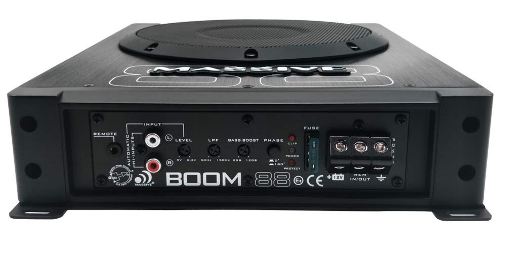 GTR84 Massive Audio 8" 600 Watts RMS / 1200w MAX Dual 4 Ohm Subwoofer with Grill