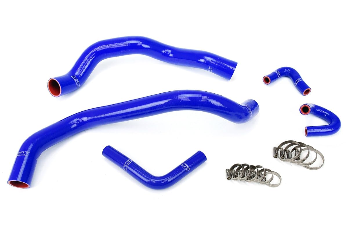 Silicone Radiator and Heater Hose Kit HPS 57-1401-BLUE Coolant