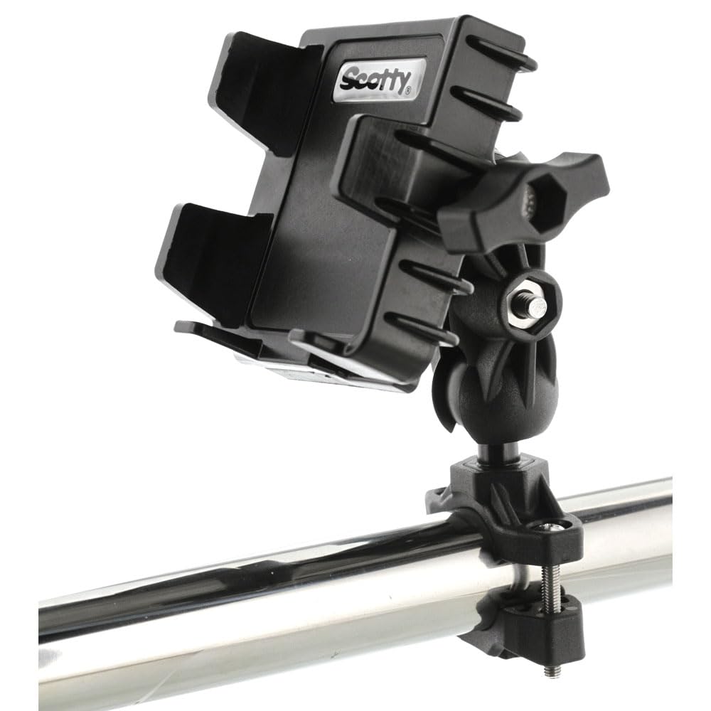 Phone Holder Scotty 0139 w/Post, Track & Rail Mounts