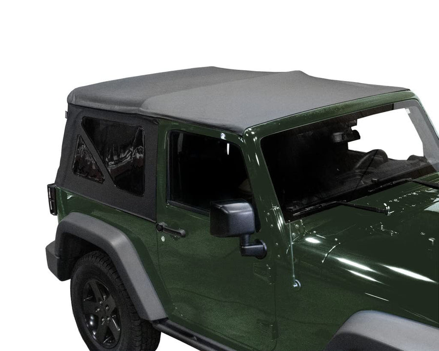 4WD King 14010335 EXT+ Replacement Soft Top - Black Diamond - JK 2 Door 2007-2009