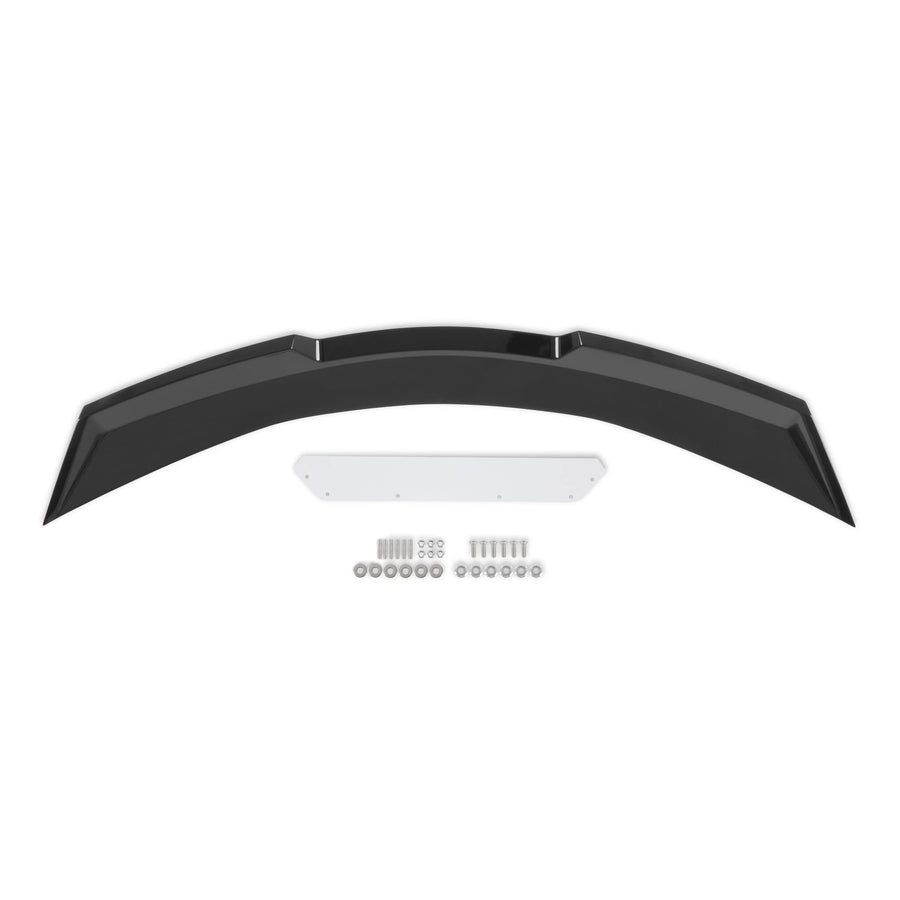 CV-C8R190001-PACM Drake Muscle Cars Rear Wicker Bill Spoiler - Carbon Flash Metallic