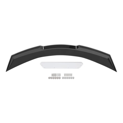 CV-C8R190001-PACM Drake Muscle Cars Rear Wicker Bill Spoiler - Carbon Flash Metallic
