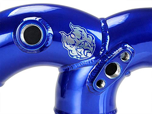 Sinister Diesel Intake Elbow Blue W/O Boots for Ford Powerstoke 1999.5-2003