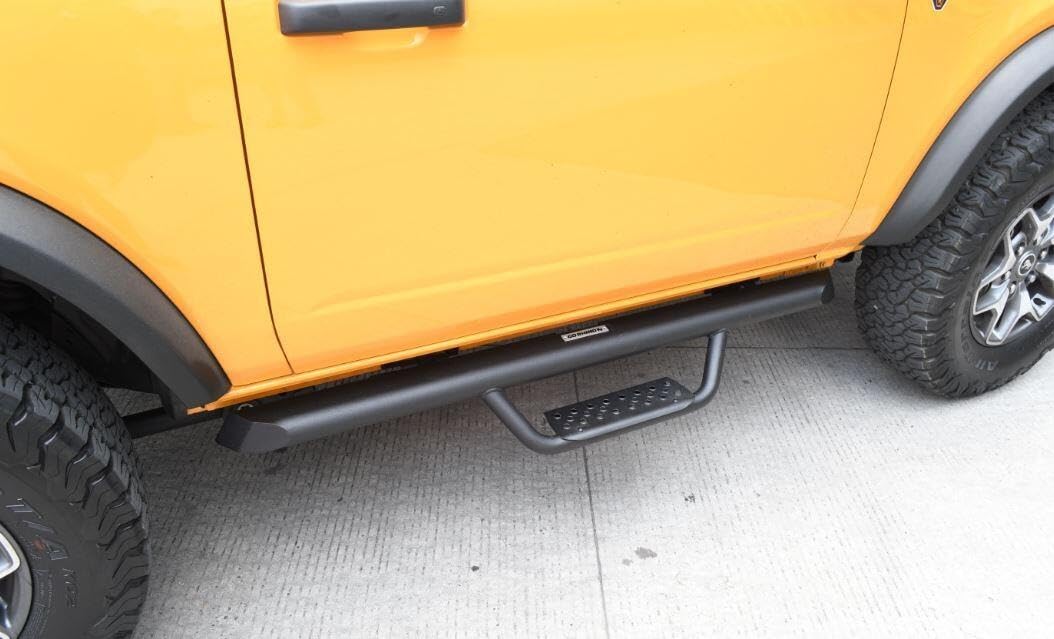 Dominator Xtreme D2 Go Rhino Side Steps | 52" Mild Steel, Textured Black | D20052T