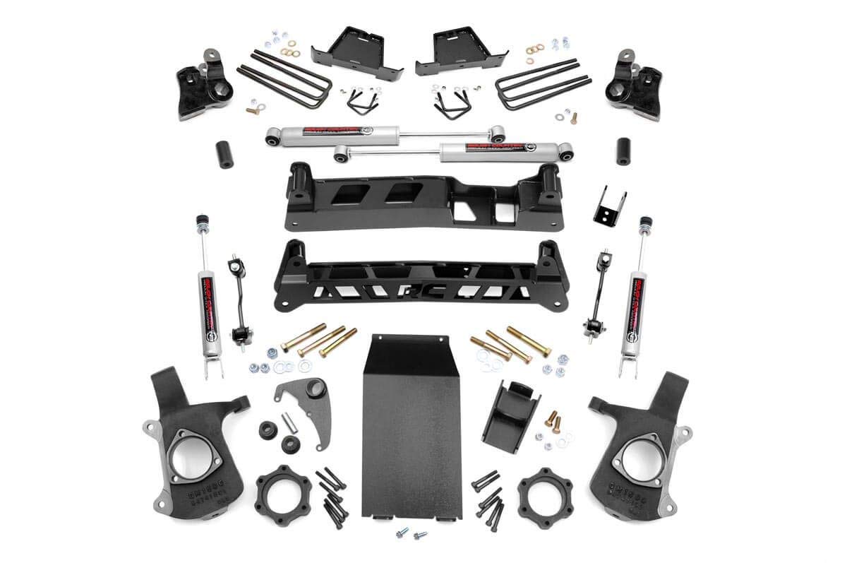4" Rough Country NTD Lift Kit for 1999-2006 Chevy/GMC 1500 4WD - 25830