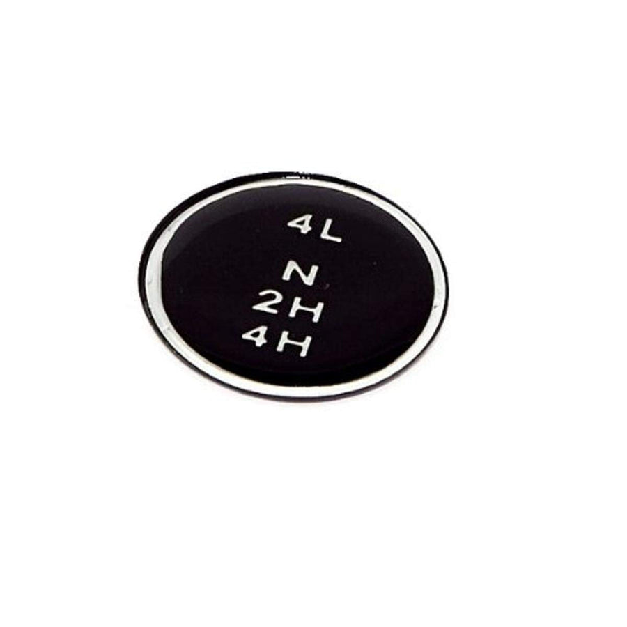18607.04 | Omix-Ada | Transfer Case Shift Knob Pattern Insert | OE Reference: 3241430 | Fits 1980-1986 Jeep CJ with Dana 300