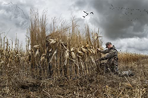 4-Person G-Blind Hunting Blind | Unique G-Shaped Frame Waterfowl Blind in Mossy Oak Shadow Grass Habitats Camo