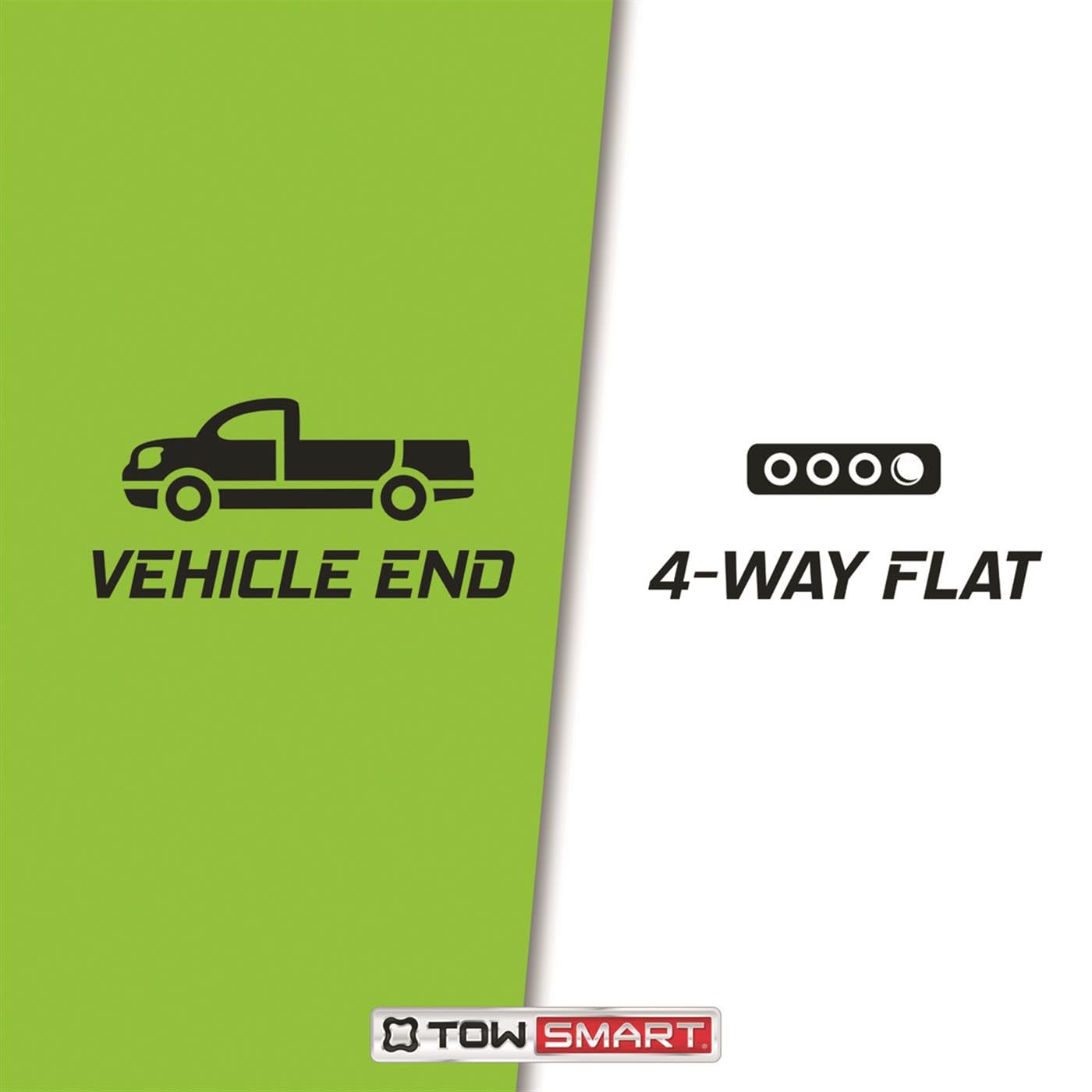 4-Way Flat TOWSMART 60 in. Trailer Light Wiring Connector