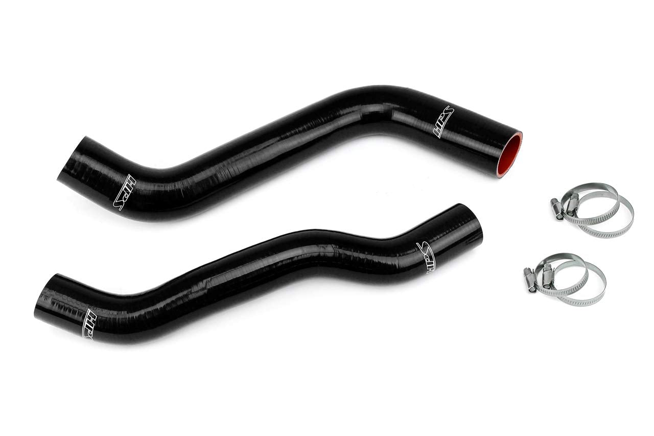HPS Reinforced Black Silicone Radiator Coolant Hose Kit 57-1835-BLK