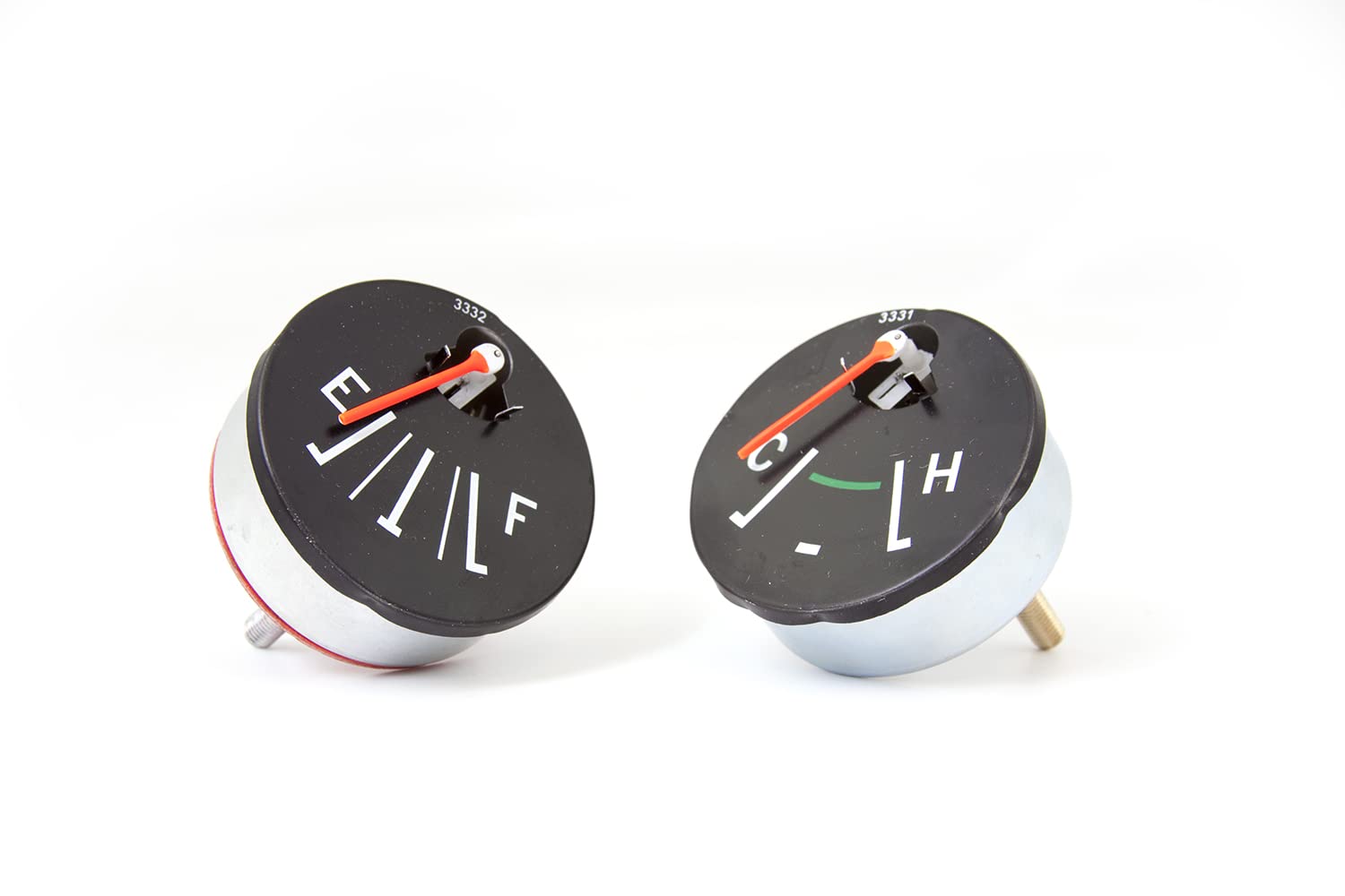 These Omix-ada replacement fuel and temperature gauges fit 55-86 Jeep CJ models. 17209.01