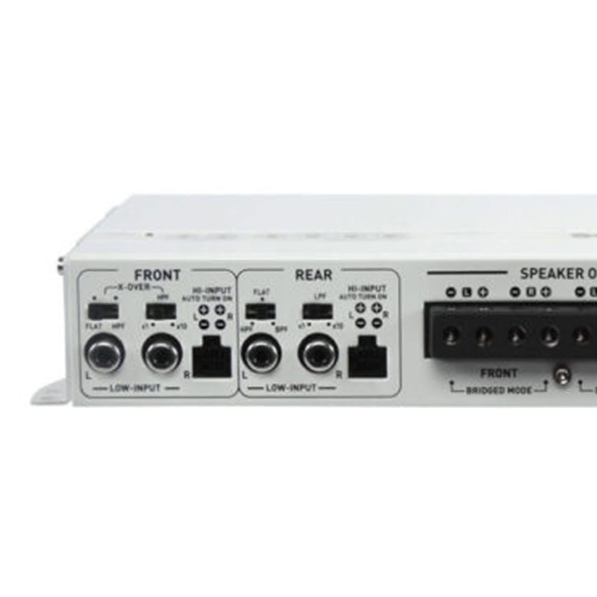Rubicon MR4.1400D Soundstream Nano Marine 1400W Class D 4-Channel Amplifier,White